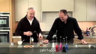 How to make a frappé coffee using an aerolatte milk frother [upl. by Blane150]