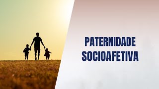 Paternidade socioafetiva [upl. by Yaluz]