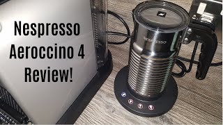 Nespresso Aeroccino 4 Milk Frother Review  Worth upgrading from the Aeroccino 3 [upl. by Danyette]