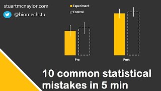 Ten Statistical Mistakes in 5 Min [upl. by Lesig894]