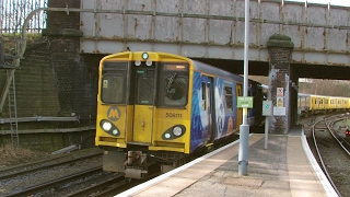 Half an Hour at 216  Birkenhead North Station 1022017  Class 507 508 terminus [upl. by Ellinej630]