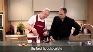 How to make a hot chocolate using an aerolatte milk frother [upl. by Aurelea]