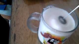 Aerolatte Review Frothing Cold Milk In Under 1 Minute [upl. by Koball439]